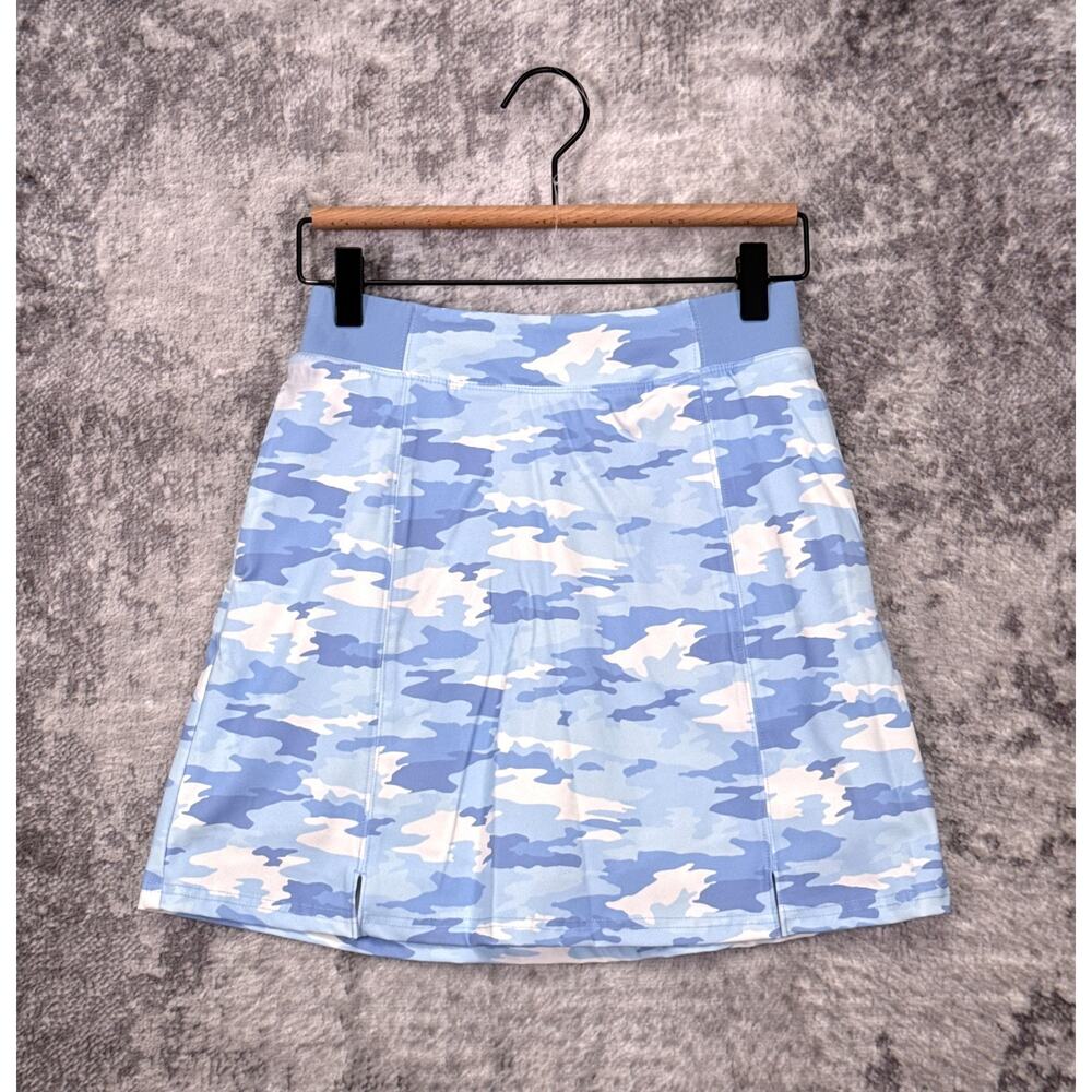 Renwick Golf Skort XS Womens Baby Blue Camo Skirt